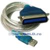 Cablu adaptor usb - port paralel