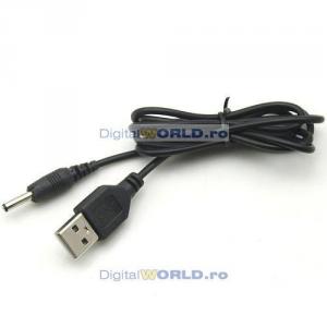 Cablu USB - 3.5mm pentru alimentare radio, tableta, telefon, jucarii, alte aparate