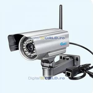Camera IP wireless de exterior, camera supraveghere waterporoof, aplicatii Internet, iPhone, iPad, Android, smartphone, tableta