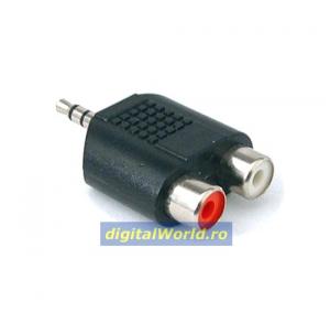 Adaptor Y Jack 3.5mm - 2xRCA