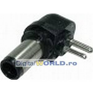 Mufa conector laptop cu pin central subtire, pentru HP, DELL