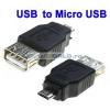 Adaptor USB mama - micro USB tata, pentru OTG HOST smartphone, tableta PC, telefon Android si iOS
