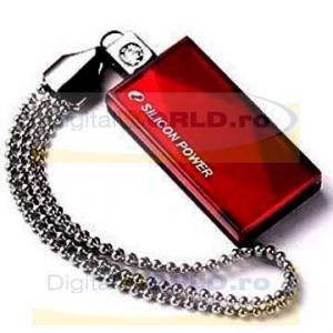 Pen Drive (Flash Disk, USB stick) 8GB, Silicon Power Touch 810 red-6106