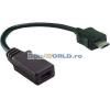 Cablu adaptor mini usb mama - micro usb