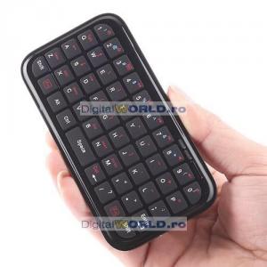 Mini Tastatura wireless BlueTooth miniatura, pentru telefoane, tablete, laptopuri, smartphones