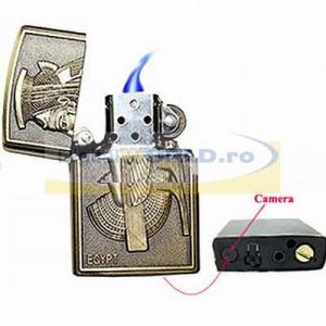 Camera video spion, tip bricheta ZIPPO spy, BST-SLD55