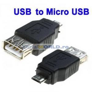 Adaptor USB mama - micro USB tata