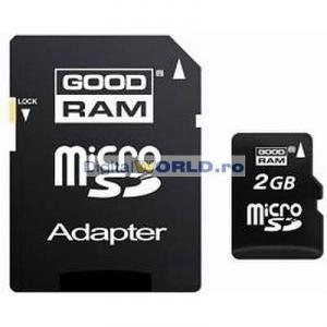 Card memorie Micro SD, 2GB, cu adaptor, Good Ram