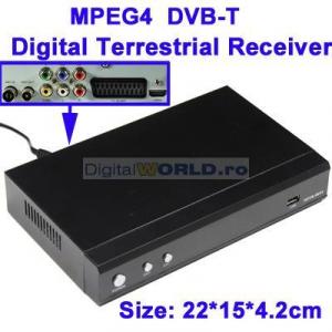 Media Player Full HD cu Tuner TV digital DVB-T, Full HD H.264 MPEG4