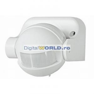 Senzor de prezenta PIR, detector miscare, pentru comanda lumina sau alti consumatori electrici