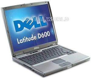 Notebook Dell Lattitude D600, cu port serial