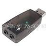 Adaptor sunet USB - Placa sunet externa cu interfata USB, negru-5478