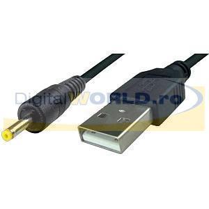 Cablu USB - jack 2,5mm pentru alimentare tableta, telefon, smartphone, alte aparate