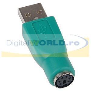 Legacy Wardrobe Control Adaptor USB - PS2 pentru tastatura si mouse, 6455 - DigitalWORLD