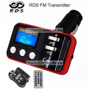 Modulator FM cu RDS si telecomanda pe volan, tip SOUND-FLY