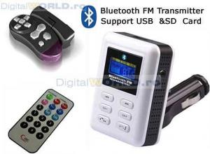 Car Kit Bluetooth cu Modulator FM si telecomanda pe volan, gama PREMIUM-5679