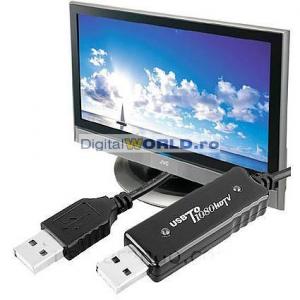 Player TV prin USB, cablu PC-to-TV, rezolutie Full HD 1080P