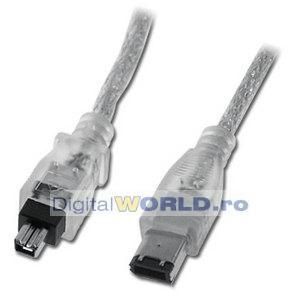 Cablu FireWire 4-6 pini, IEEE1394, i.Link