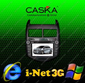 Navigatie CHEVROLET NEW AVEO CASKA GPS - DVD - Carkit - Internet