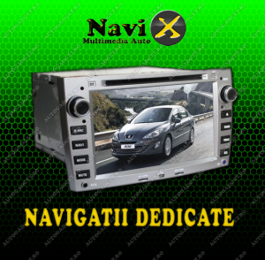 Navigatie PEUGEOT 308 - 408 Navi-X GPS - DVD - CARKIT BT - USB