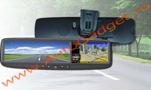 Oglinda GPS Carkit / Bluetooth Incorporat / Soft Navigatie