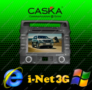 GPS Toyota Land Cruiser CASKA SpeedSound Unit DVD-B-Carkit-SD