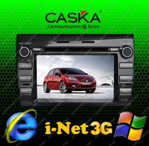 Navigatie FIAT BRAVO CASKA GPS - DVD - Carkit - Internet