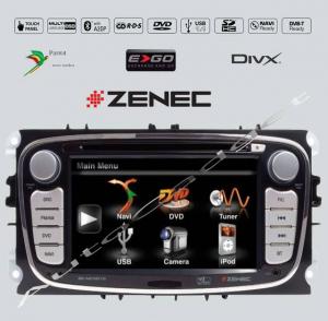 GPS Navigatie Ford Zenec ZE-NC3810 DVD / Bluetooth Parrot