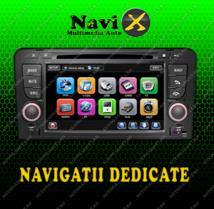Navigatie AUDI A3 Navi-X GPS - DVD - CARKIT BT - USB / SD
