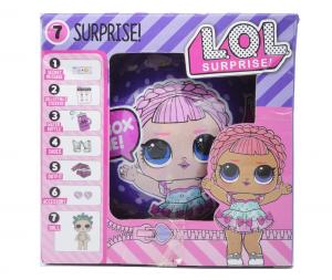 Papusa LOL Surprise Glam Glitter cu 7 piese, diametru 10cm