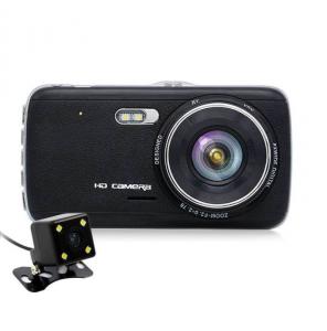 Camera Auto Dubla iUni Dash DC04, Full HD, Senzor G, LCD 4.0 Inch, Detectare miscare, Night vision