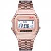 Ceas Electronic Digital Retro iUni WR1, Curea Metalica, Rose Gold