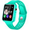 Ceas GPS Copii iUni Kid98, Telefon incorporat, Touchscreen 1.54 inch, Bluetooth, Notificari, Camera, Verde