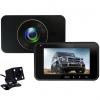 Camera Auto Dubla iUni Dash 270, Full HD, Senzor G, LCD 2.7 Inch, Detectare miscare, Night vision
