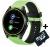 Ceas smartwatch cu telefon iuni v9 plus, touchscreen,