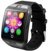 Smartwatch cu telefon iuni q18, camera, bt, 1,5 inch, negru