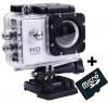 Camera Sport iUni Dare 50i HD 1080P, 12M, Waterproof, Argintiu + Card MicroSD 8GB Cadou