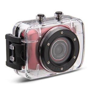 Camera Sport si Auto Camcorder HD cu Touchscreen & Waterproof Rosu