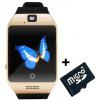 Smartwatch cu telefon iuni apro u16, camera, bt, 1,5 inch, auriu +