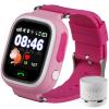Ceas smartwatch cu gps copii iuni kid100, touchscreen, bt, telefon