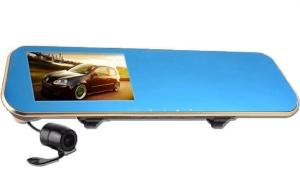 Camera Auto Oglinda Retrovizoare iUni Dash M55, Full HD, Unghi filmare 170 grade, by Anytek