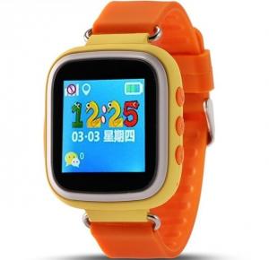 Resigilat! Ceas GPS Copii iUni Kid90, Telefon incorporat, Buton SOS, BT, LCD 1.44 Inch, Portocaliu