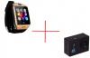 Set promo camera sport sj9000 + smartwatch q18 auriu