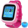 Ceas Smartwatch cu GPS Copii iUni Kid90, Telefon incorporat, Buton SOS, BT, LCD 1.44 Inch, Pink + Boxa Cadou