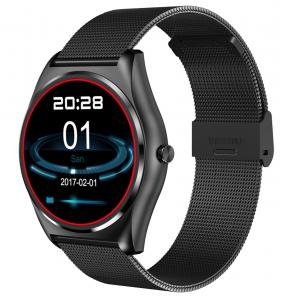 Ceas Smartwatch iUni N3 Plus, BT, 1.3 Inch, IOS si Android, Negru