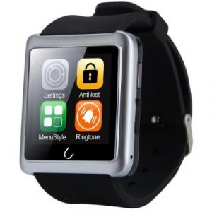 Smartwatch U-Watch BT-U10L Bluetooth negru/gri cu Radio FM