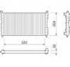 Radiator  racire motor FIAT PALIO Weekend  178DX  PRODUCATOR MAGNETI MARELLI 350213258000