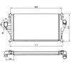 Intercooler  compresor PEUGEOT 605  6B  PRODUCATOR NRF 30829