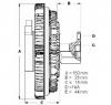 Cupla  ventilator radiator MERCEDES BENZ 190  W201  PRODUCATOR BERU LK052