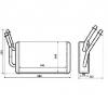 Schimbator caldura  incalzire habitaclu FORD TRANSIT CONNECT  P65  P70  P80  PRODUCATOR NRF 54230